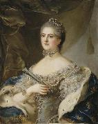 Jjean-Marc nattier elisabeth-Alexandrine de Bourbon-Conde, Mademoiselle de Sens oil